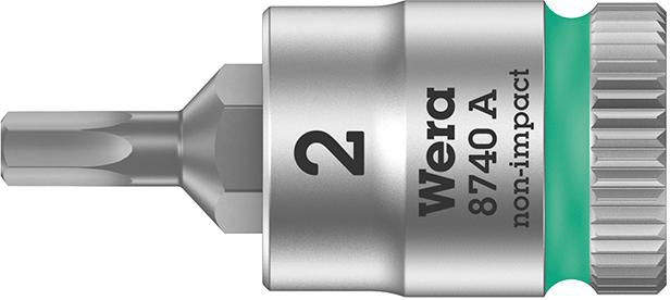 WERA Schraubendreher-Einsatz 1/4" 2 x 28mm i6-kant Haltefunktion