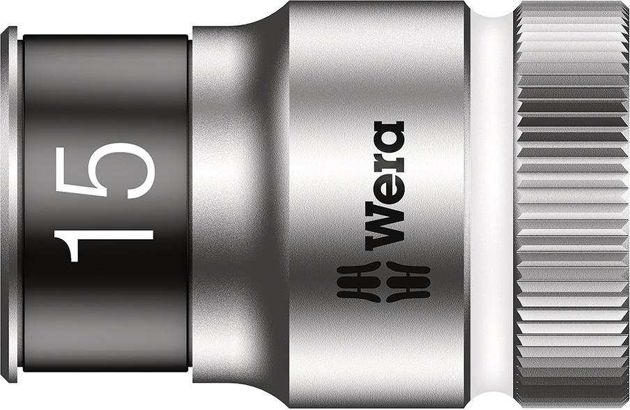 Steckschl.-Einsatz 1/2" 15mm  6kt. Haltef.   Wera