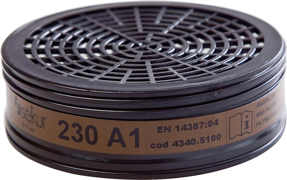 GASFILTER 230, A1, F.POLI MASK 230 (PCK. A 2 ST.)