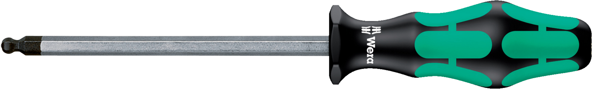 WERA 6-kant-Kugelkopf-Schraubendreher Kraftform Plus-Griff 4 mm