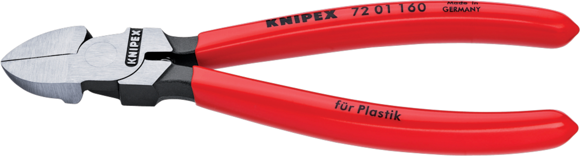 KNIPEX 72 01 160 Seitenschneider f. Kunststoff 160 mm