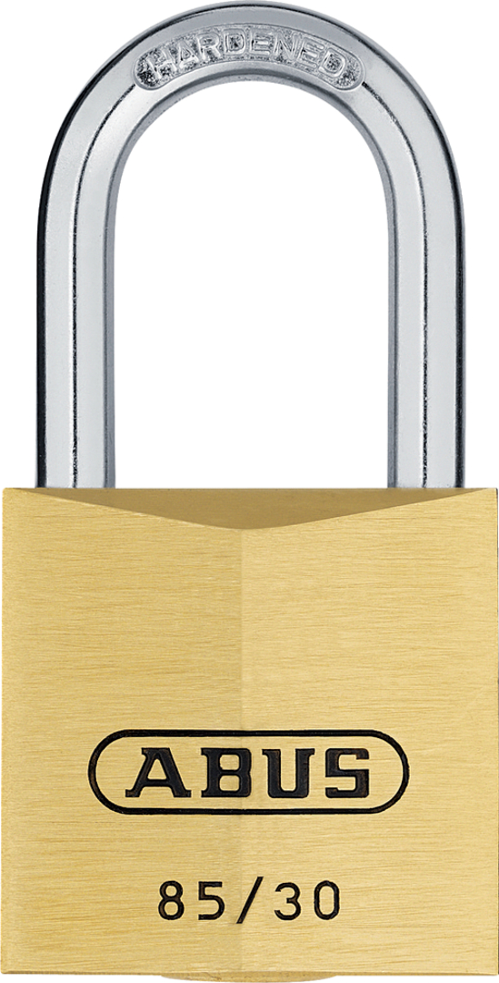 ABUS Messing-Hängeschloss 85/30 mit je 2 Schlüsseln