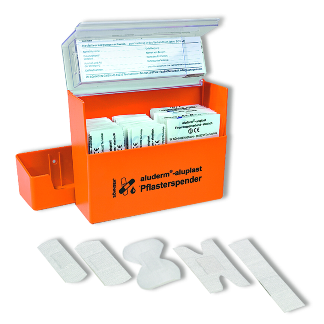 PFLASTERSPENDER ALUDERM- ALUPLAST, ORANGE