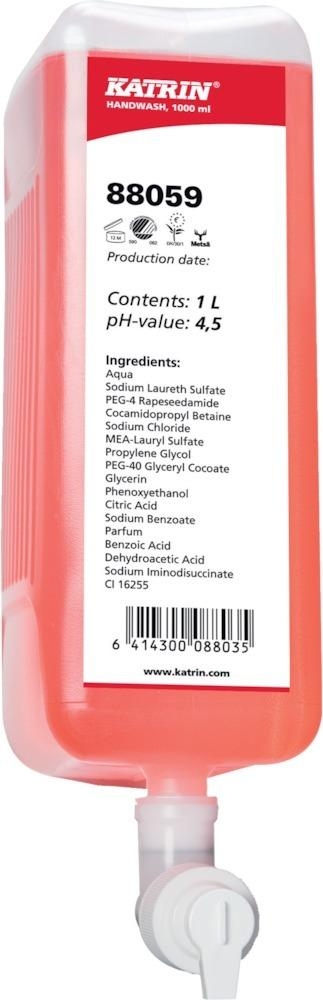 KATRIN Handwaschseide Pure Neutral 6x1L inkl. Pumpe