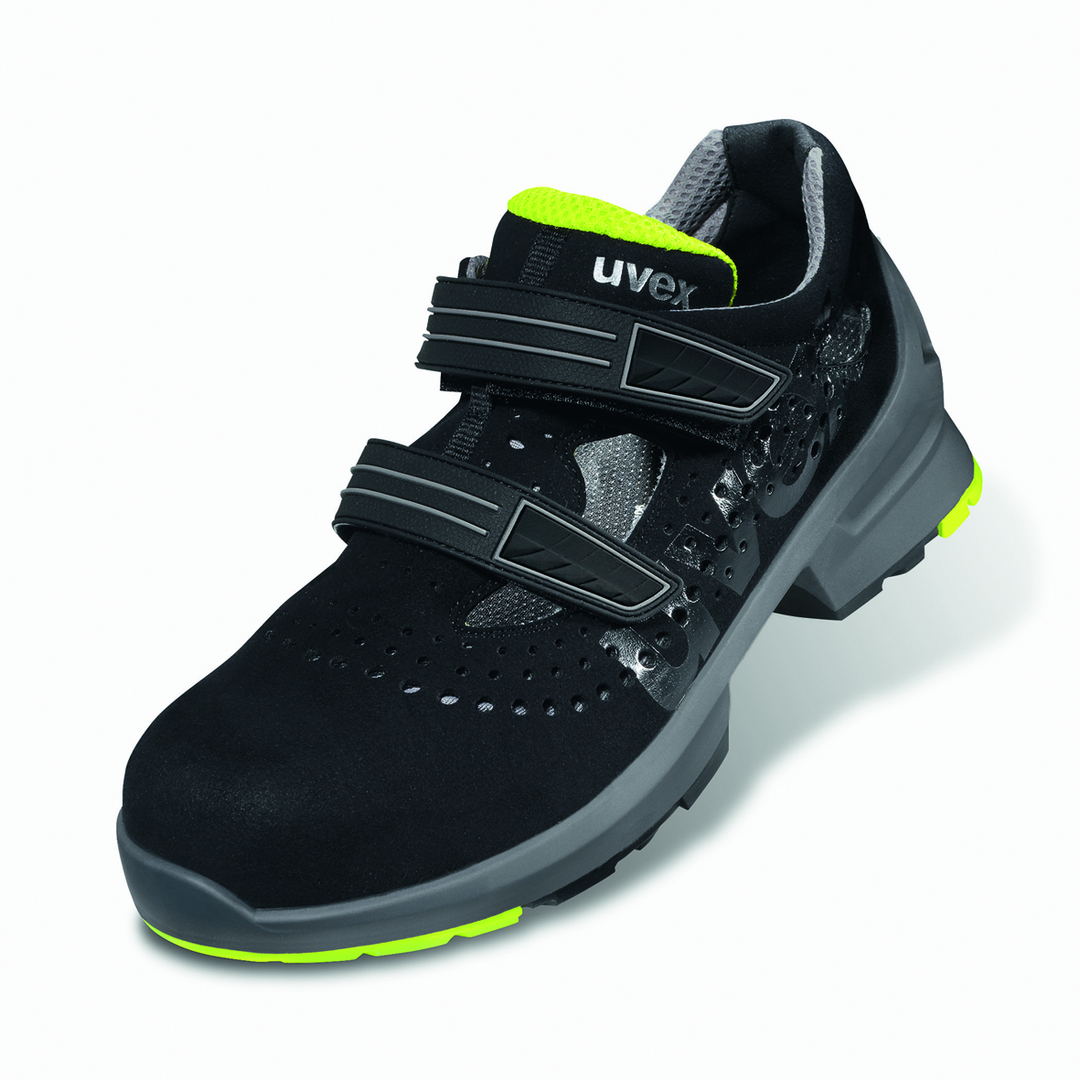 UVEX1 Sicherheits-Sandale S1 8542.8 Gr. 41 schwarz, Weite 11
