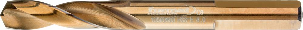FORMAT Kurzbohrer DIN1897 HSSE GoldOxid 14,5mm