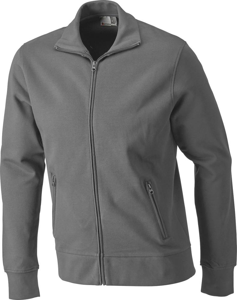PROMODORO Sweatshirtjacke steelgrey, Gr. 3XL