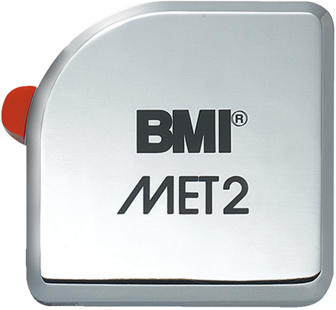 BMI Taschenbandmaß MET verchromt 3 m x 13 mm