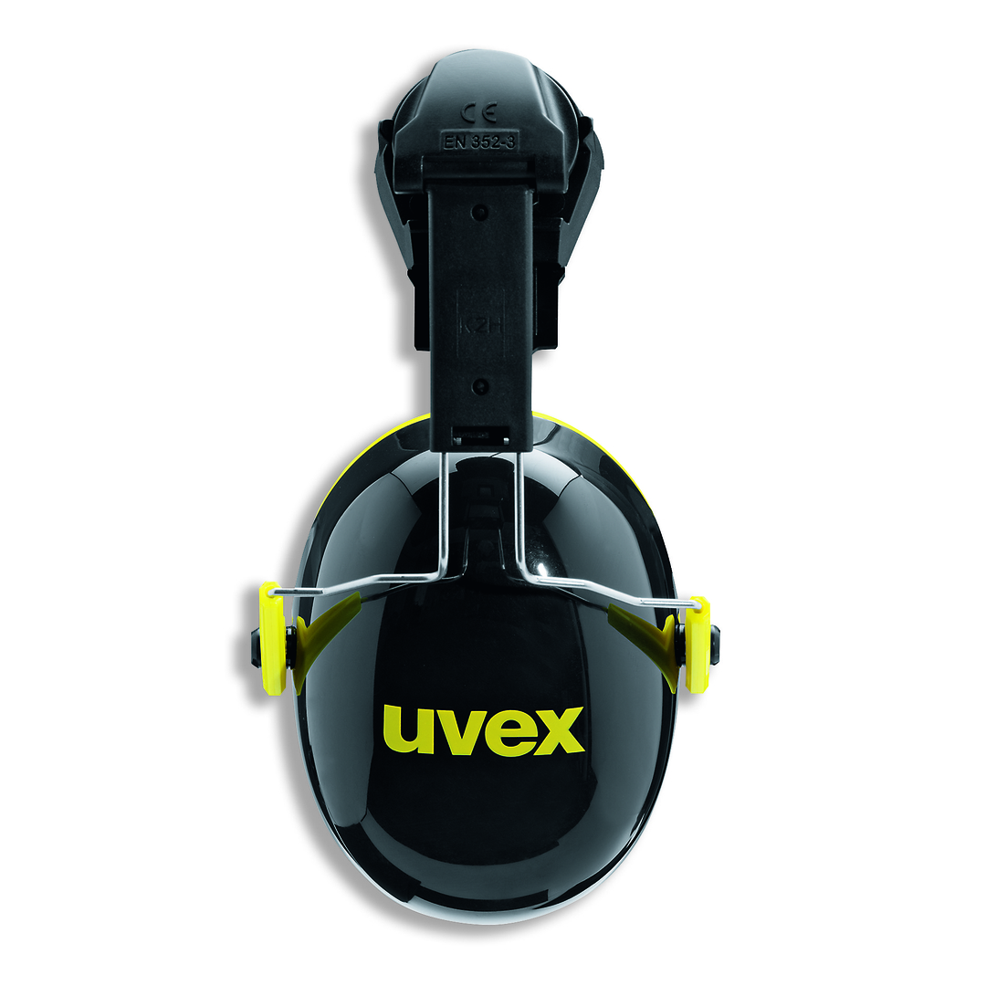 UVEX Helm-Kapsel-Gehörschutz K1H SNR27dB schwarz/grün, 2600.201