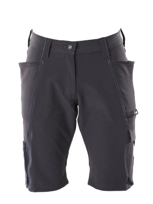 MASCOT Accelerate Shorts Damen Diamond Gr. C40 schwarzblau Stretch 18048-511