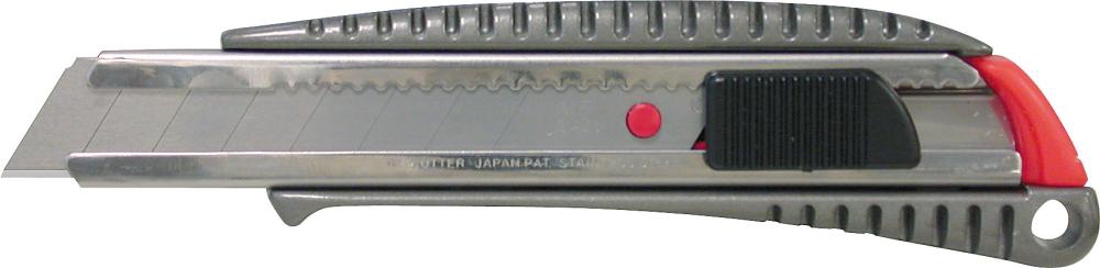 NT Ganzmetall-Cuttermesser 18 mm, mit Drucktaste, 1 Abbrechklinge