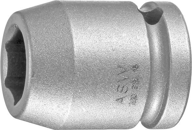 ASW Kr.-Steckschl.-Eins. 1/2" Schlüsselweite 16 mm, Länge 38 mm