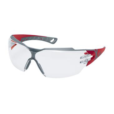 UVEX Schutzbrille pheos cx2 exc. AS AF klar rot/gr 9198.258