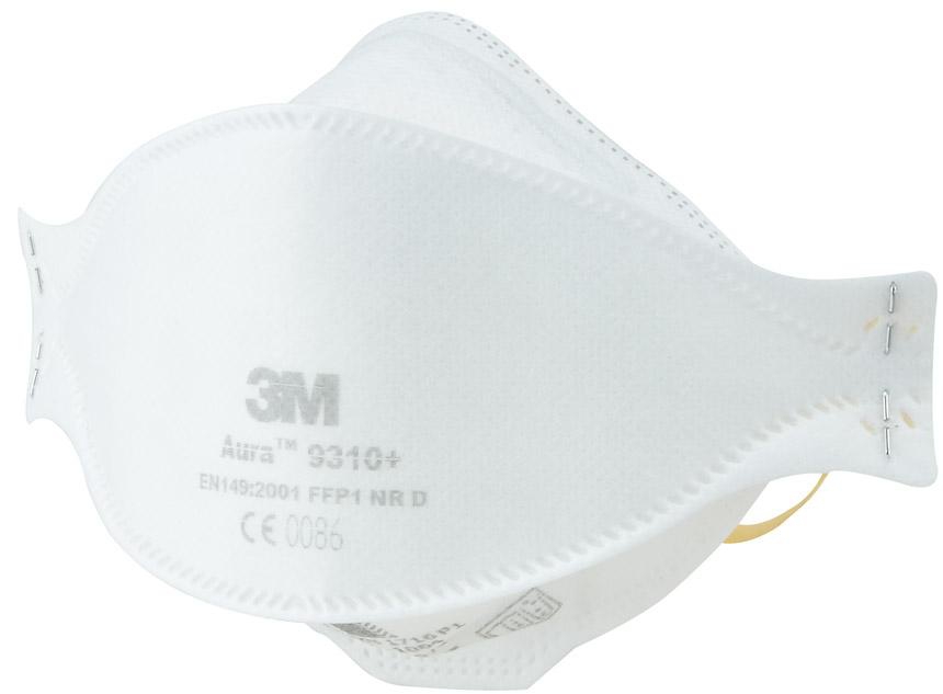3M Einweg-Atemschutzmaske 9310+ FFP1 NR D, ohne Ausatemventil