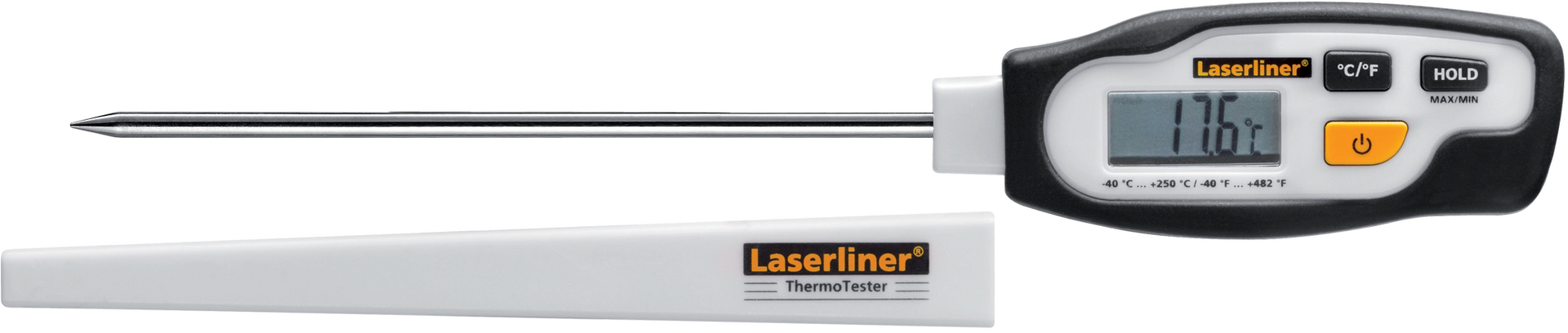 LASERLINER Digitales Thermometer ThermoTester, -40°C - 250°C mit Batterie