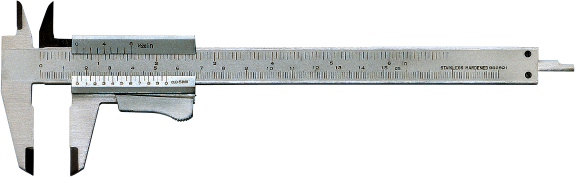 FORTIS Taschenmessschieber Momentf. 150mm 1/50, 1/1000