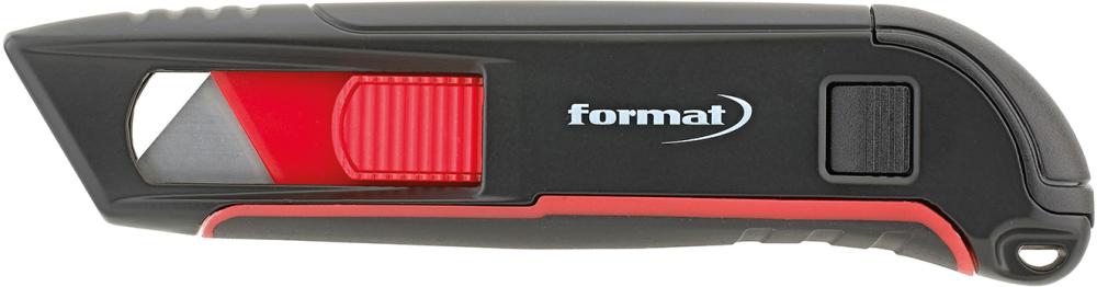 FORMAT Sicherheitsmesser automat. Klingenrückzug, inkl. 2 Klingen
