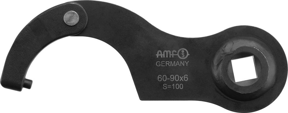 Gelenk-Hakenschl.1/2 Zoll 60- 90mm m.Nase       AMF