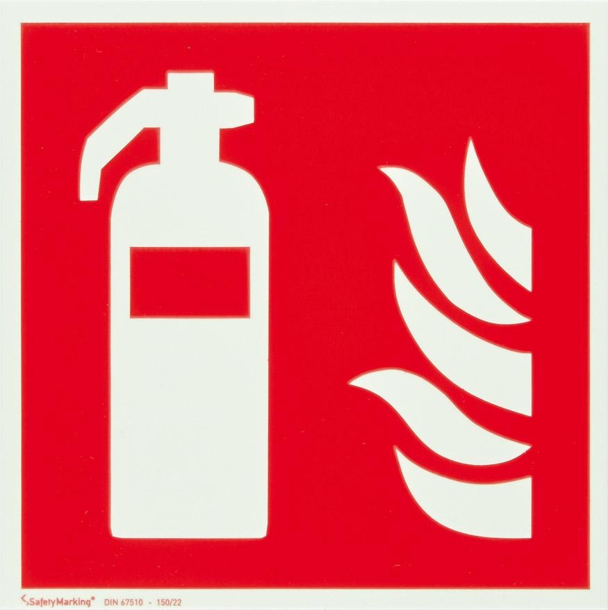 Schild Folie 150x150 mm Feuerlöschgerät
