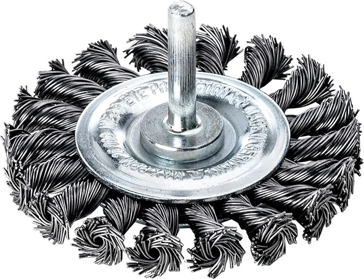 LESSMANN Schaft-Rundbürste Edelstahl gez. 75x0,5mm