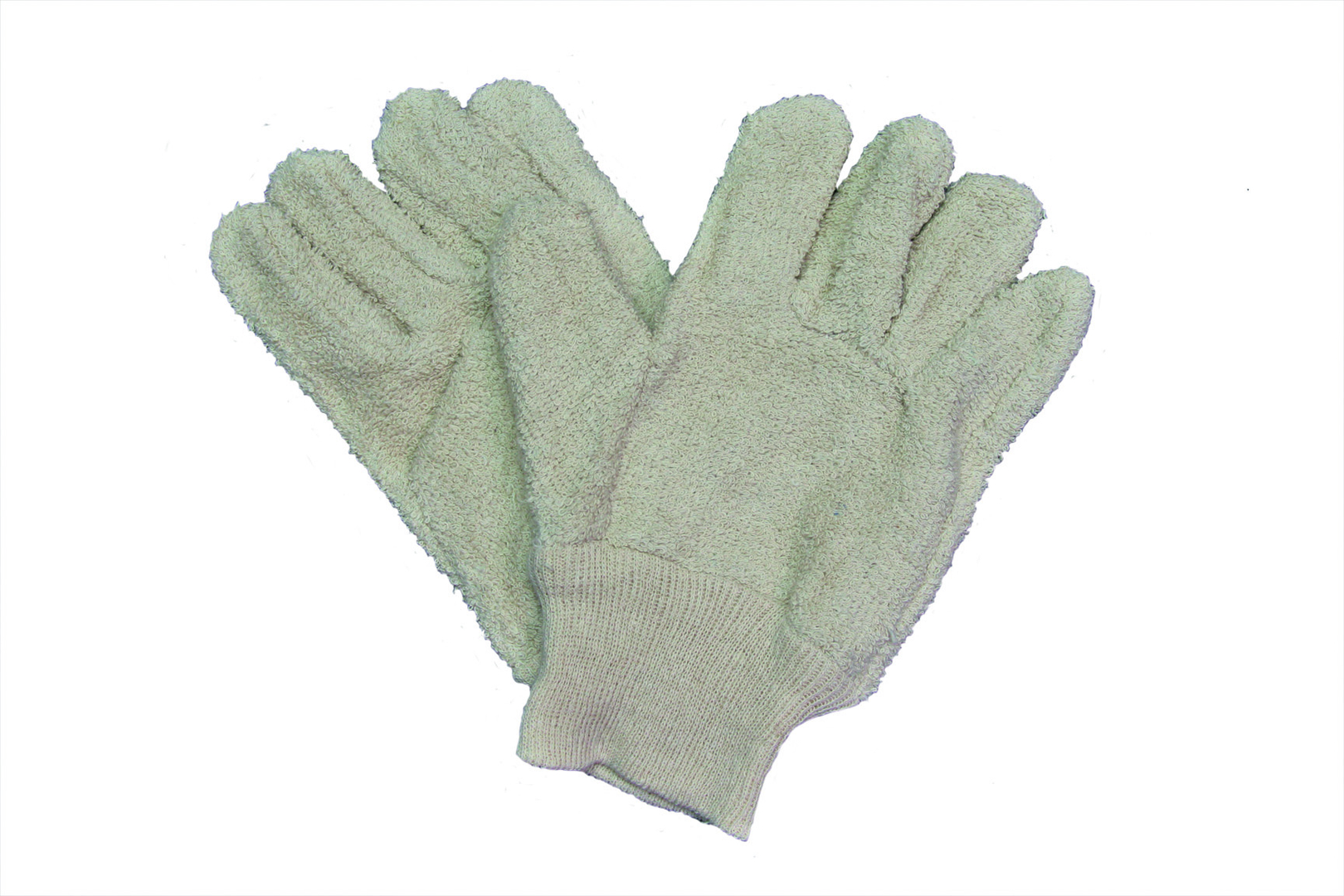 Baumwollschlingen - Handschuh ESCHE Rohweiss, schwere Ausführung Gr. 10