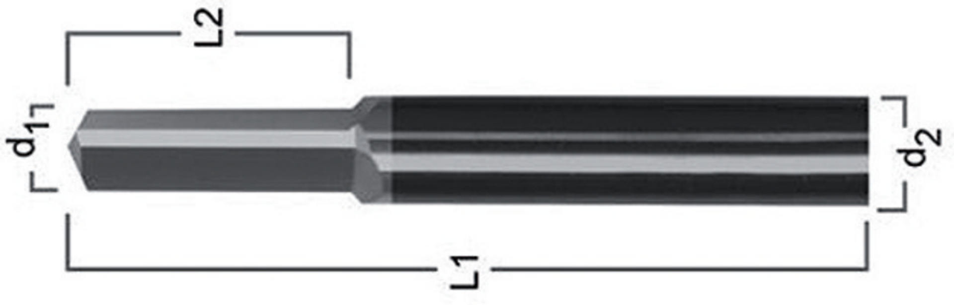 FORMAT Gewindebohrer-Ausbohrer VHM Z3 M 5