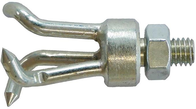Dreizinken-Kralle 40mm 1/2Z.g. Engelb.+Roos