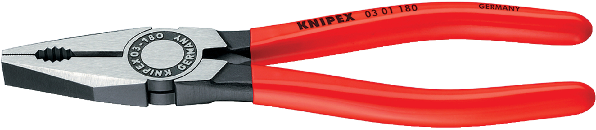 KNIPEX 03 01 180 EAN Kombizange schwarz atramentiert 180 mm