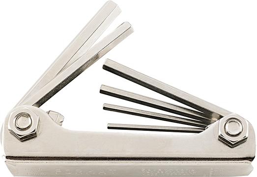 Handklapphalter Metall 7tlg. 1,5- 6mm    FORTIS