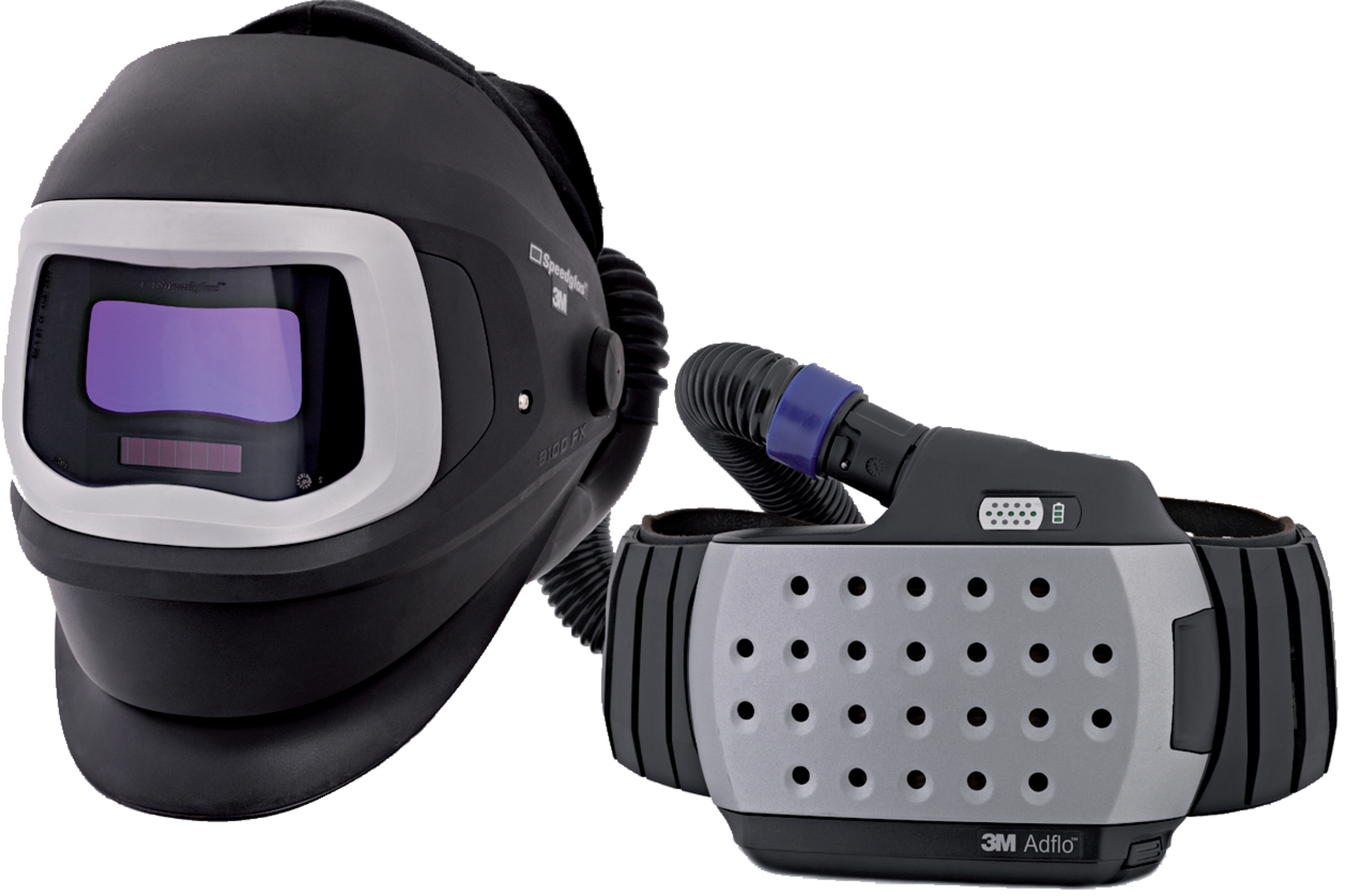 3M Speedglas Hochleistungs-Schweißmaske mit Adflo G5-01 ohne Schweißfilter
