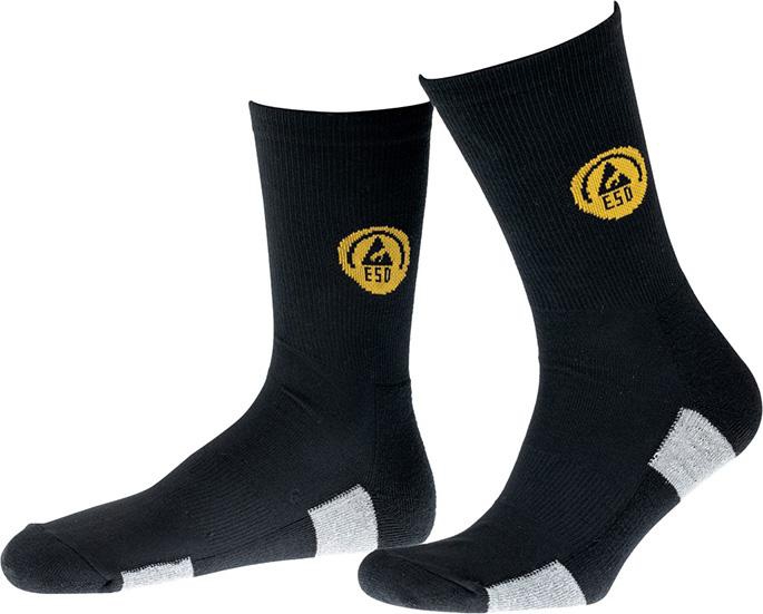 Funktionssocke, ESD, Gr39- 41,schw./grau,FORTIS