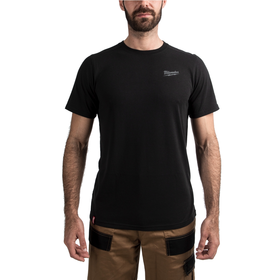MILWAUKEE Hybrid T-Shirt HTSSBL schwarz Gr. S