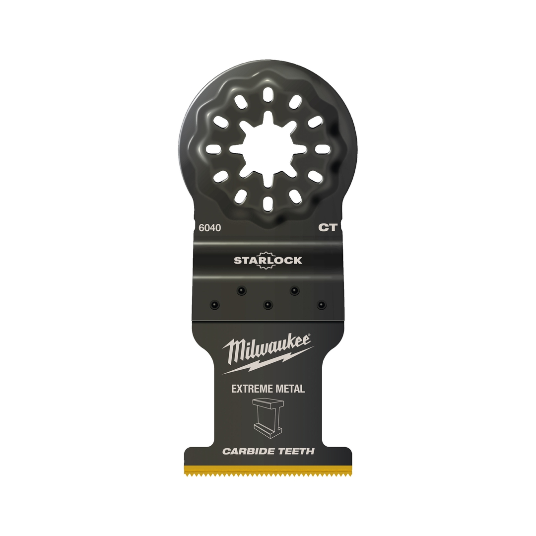 MILWAUKEE Tauchsägeblatt Starlock BiM 35 x 32 mm Multimaterial, Titan