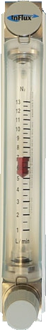 Uniflux-Schwebekörper-Durchflussmesser DFM Typ SAB 20-250 ccm/min