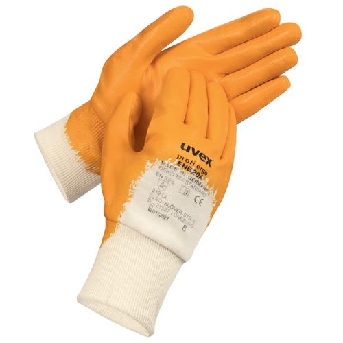 UVEX Montage-Handschuh profi ergo ENB20A Gr. 6 Nitril orange, 6014.7