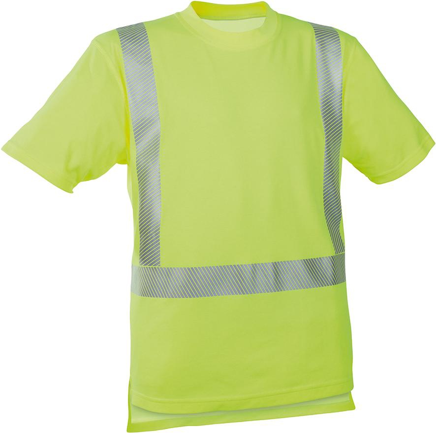 Warn-T-Shirt leuchtgelb, Gr. S