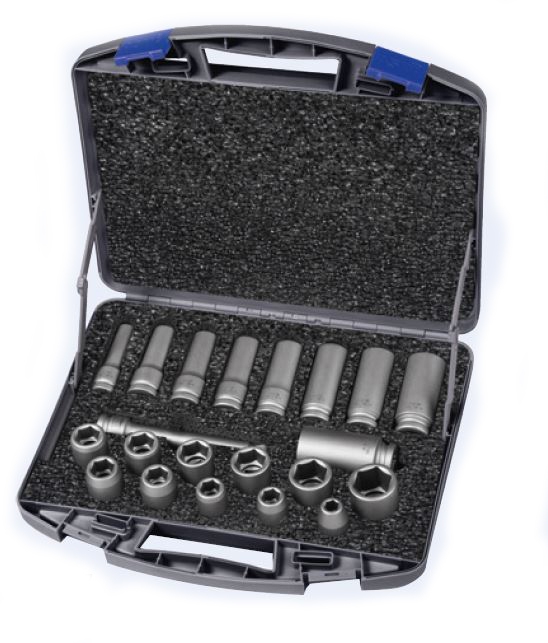 ASW Kraft-Steckschlüssel-Satz 3/4" 11-teilig
