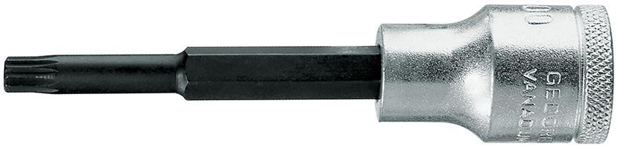 GEDORE Schraubendrehereinsatz 1/2" lang XZN M12, INX 19 L 12-100, 6159860