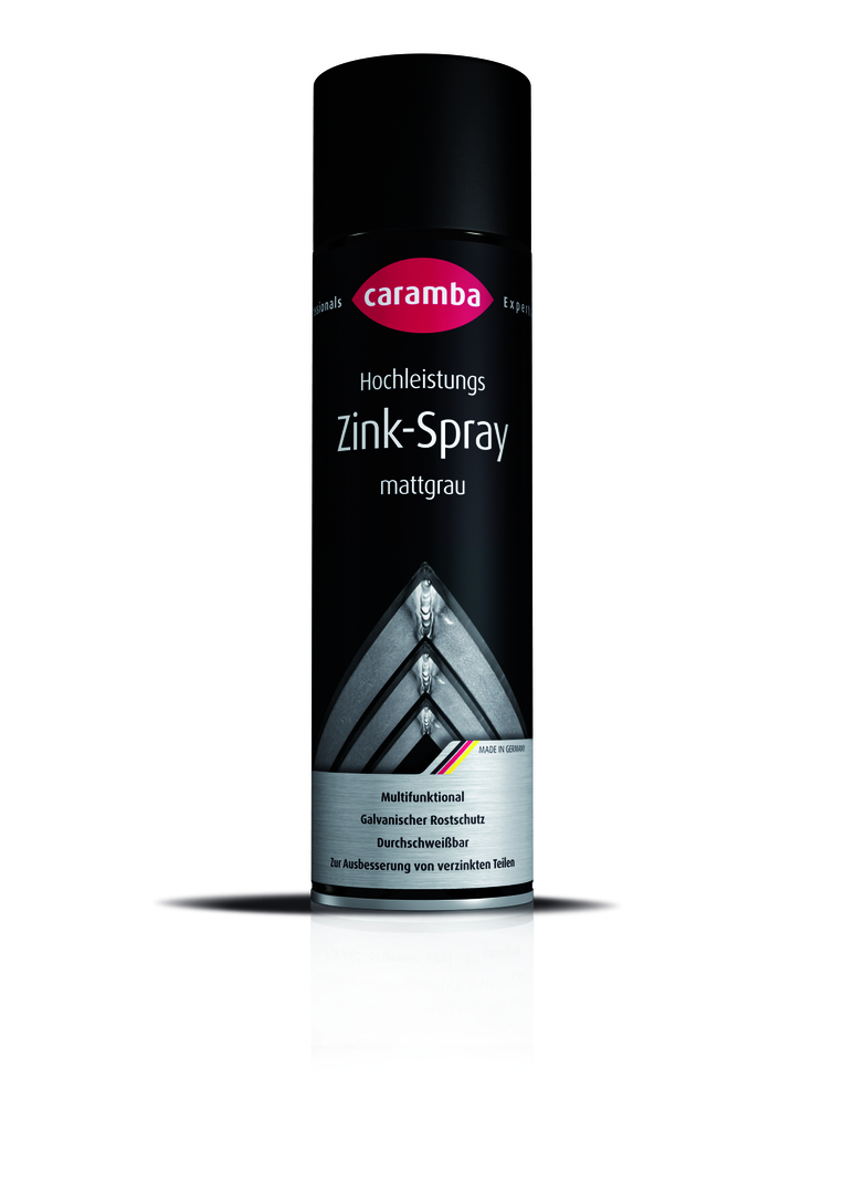 CARAMBA Zink-Spray 500 ml Spraydose mattgrau "Profi-Serie"