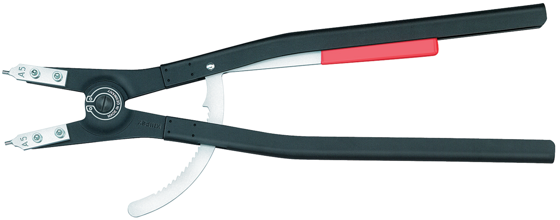 KNIPEX 46 10 A6 Sicherungsringzange f. Außenringe auf Wel. schw. pulverb. 570