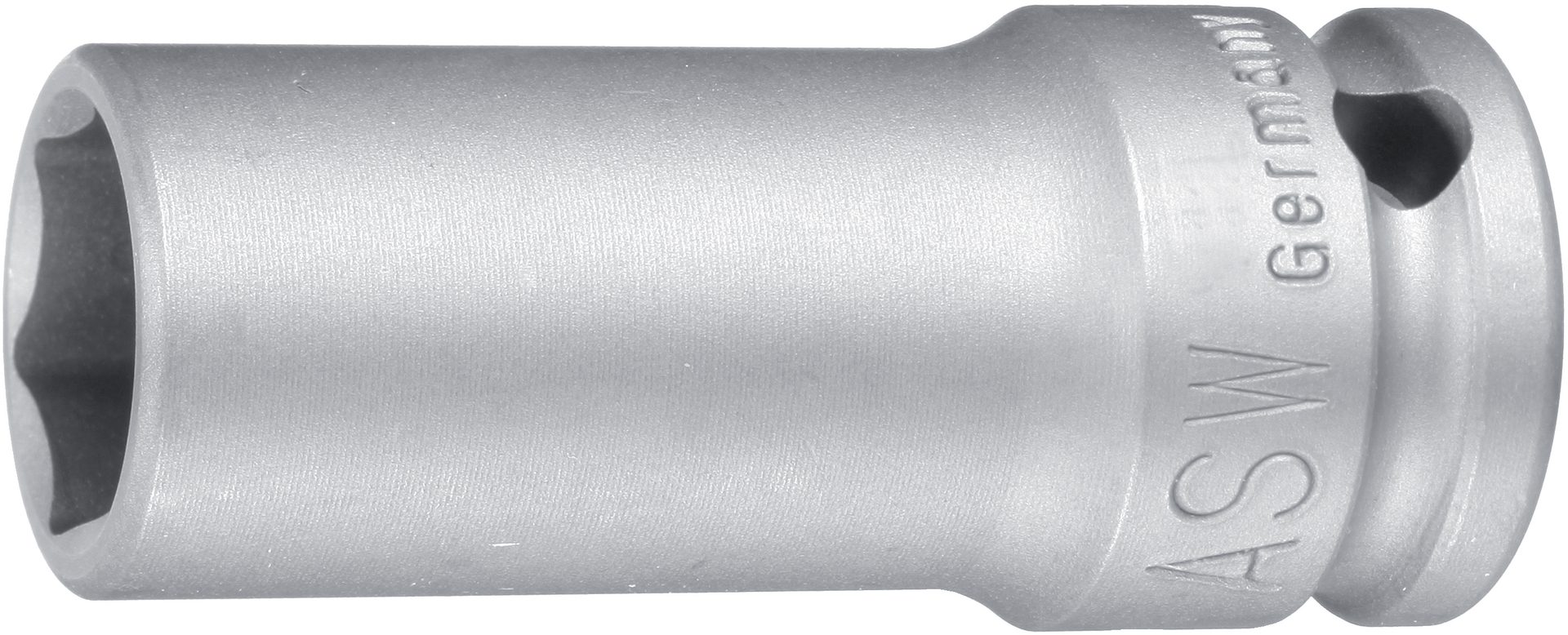 ASW Kr.-Steckschl.-Eins. 1/2" Schlüsselweite 21 mm lang, Länge 78 mm