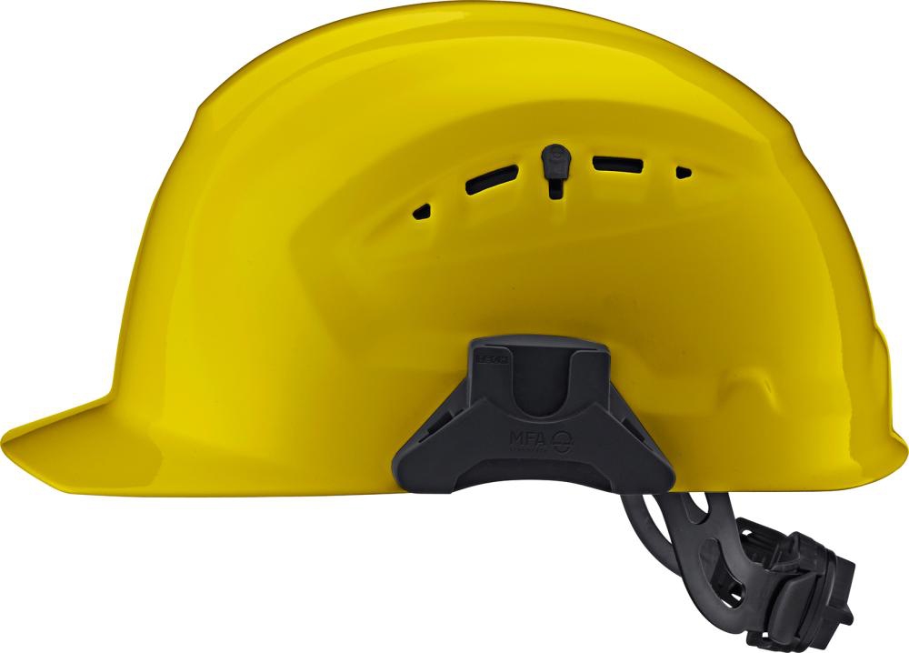 Schutzhelm CrossGuard mit Drehverschluss, gelb