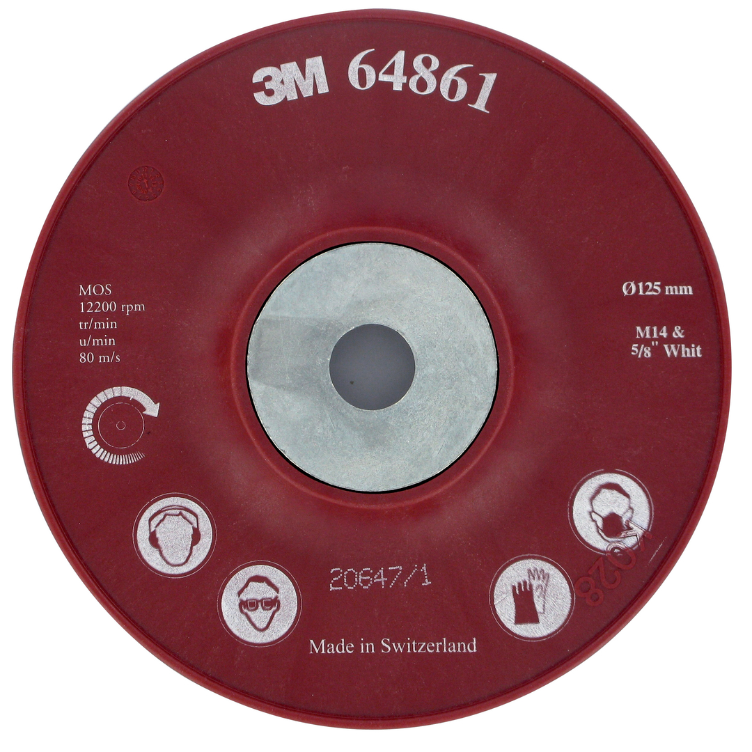 3M Stützteller für Fiberschleifscheiben Cubitron II, 125mm