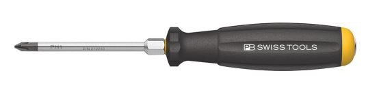 PB Swiss Tools Schraubendreher 8193 D PH1x 80mm, Schlagkappe