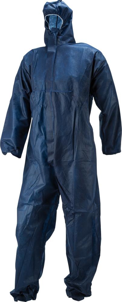Einwegschmutzanzug, PP, Gr. L, blau, FORTIS