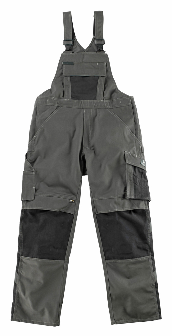 MASCOT Unique Latzhose Augsburg Gr. 90C56 dunkelanthr./schwarz 12169-442
