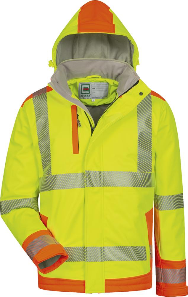Warnjacke Rickmer, Softshell,XL,gelb/orange