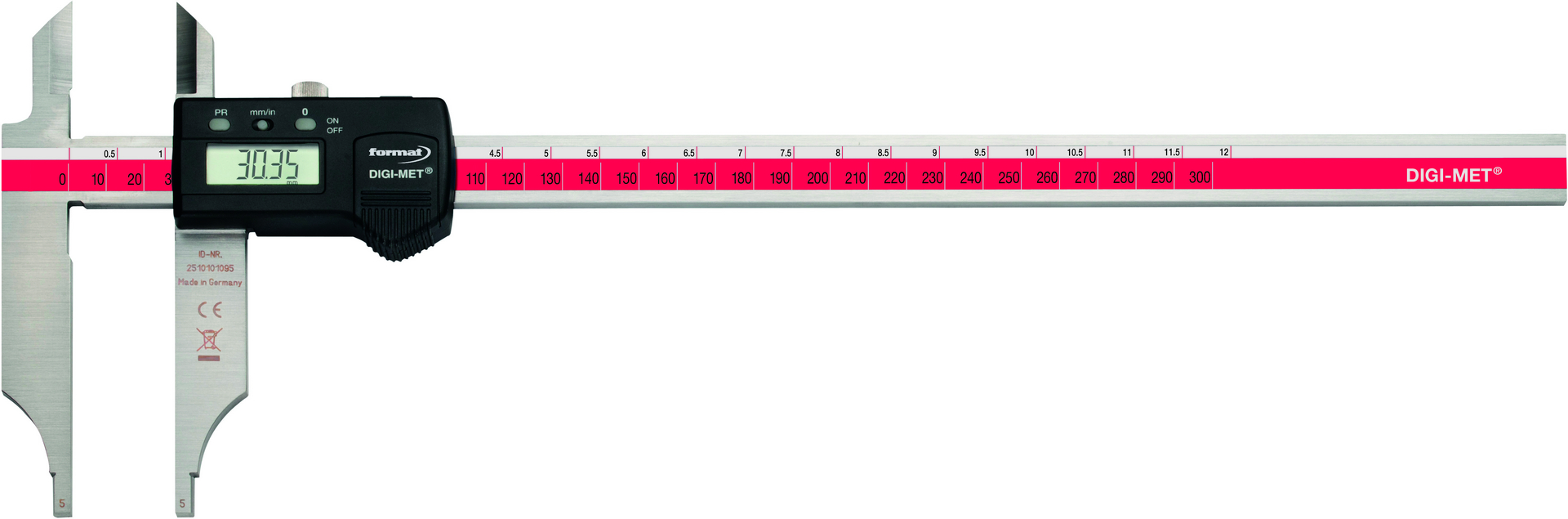 FORMAT Werkstatt-Messschieber Digital 800mm ohne Feineinstellung