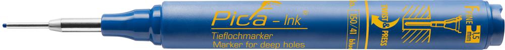 PICA Tieflochmarker Ink blau