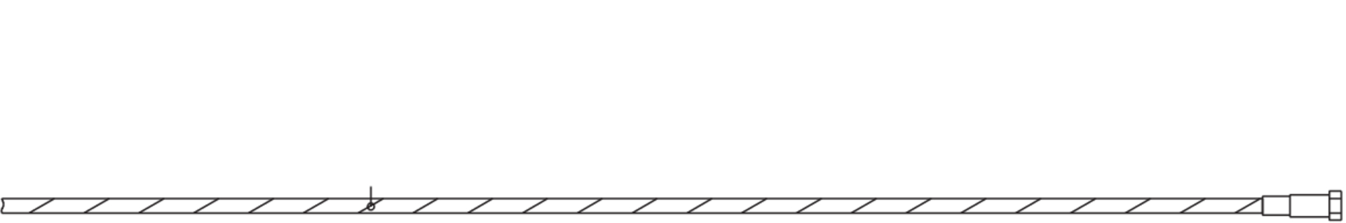 Drahtführungsspirale blank, 5 Meter 2,0/5,0, MB401/MB501 1,2-1,6mm